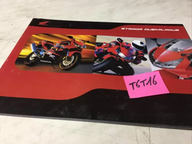 Honda gamme moto 2002 catalogue brochure prospectus en italien