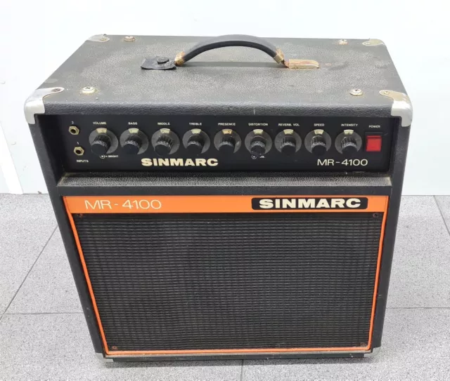 SINMARC "VINTAGE" Amplificador de Guitarra MR-4100 50W "LEER DESCRIPCIÓN"