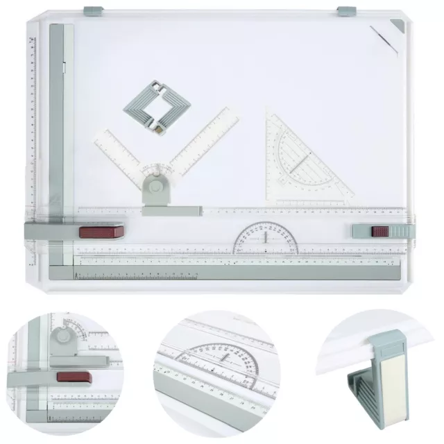 Zeichenplatte A3 Kit Set Zeichenbrett Professioneller Reißbrett Arbeiten Studium