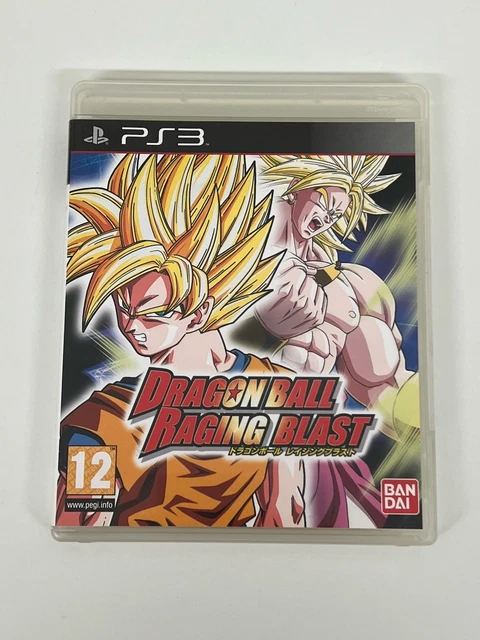 SONY PLAYSTATION PS3 Dragon Ball Z Raging Blast Manual PAL