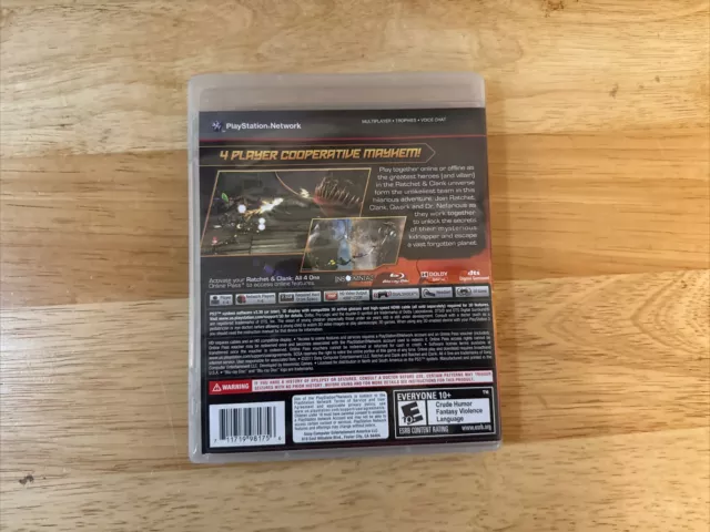 Ratchet & Clank: All 4 One (Sony PS3 PlayStation 3, 2011) Complete With Manual 2