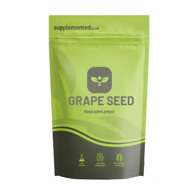 Grapeseed Extract 1200mg 180 Tablets Vegan Antioxidant