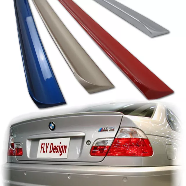 Convient pour BMW E36, Cabriolet Spoiler Aileron Fini Peint Alpine Blanc II