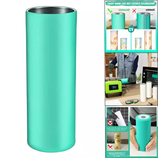 Silicone Wrap for Sublimation Supplies Tumblers for 20 oz Mugs Green Elastic