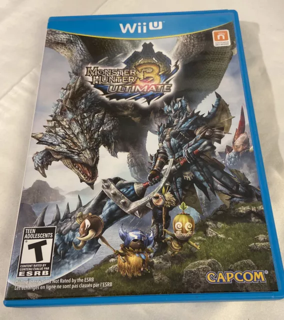 Monster Hunter 3 Ultimate (Nintendo Wii U, 2013) - No Manual - Disc Polished