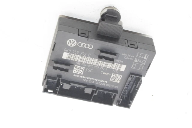 Unité De Commande De Porte Avant Gauche Pour Audi A5 8T 2.0d - Réf. 8T0959792N - Occasion Allemagne