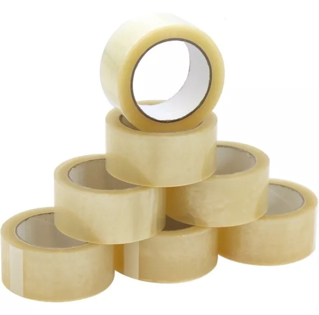 Clear Strong Parcel Packing Tape Carton Sealing 48Mm X 66M Cellotape Packaging