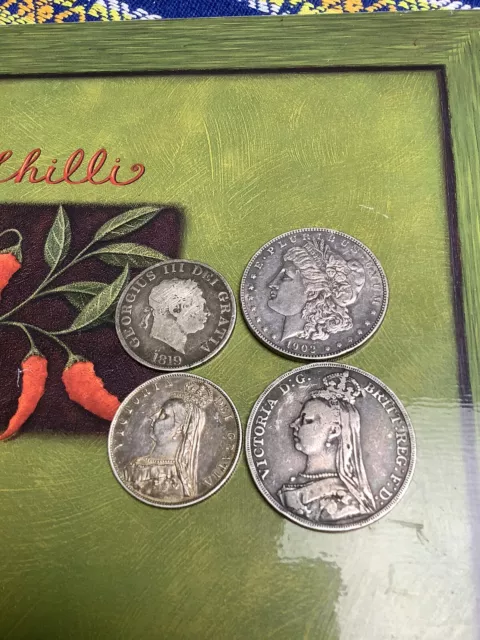 4 Old Coins