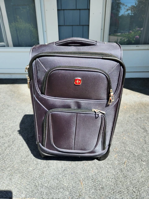 SWISSGEAR SION SOFTSIDE Expandable Spinner Luggage Black 21 Inch