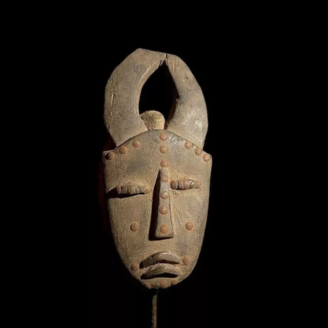 African Mask From The Guru Tribe Tribe Art Vintage Baule Mask Wall Tribal-8568 2