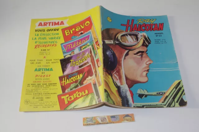 RAY HALCOTAN n°22 ARTIMA 1962 (BD petit format en noir et blanc)