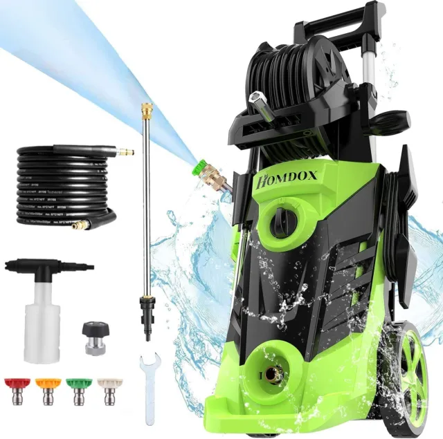 Power Washer High Pressure Washer Electric 1800W 20ft Hose 16ft Wire Code 1.7GPM
