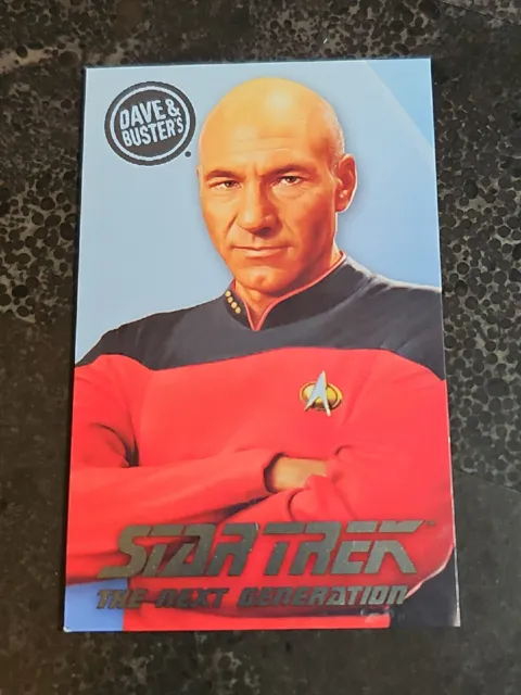 2016 Dave & Buster's Star Trek The Next Generation Arcade Captain Picard 🌟