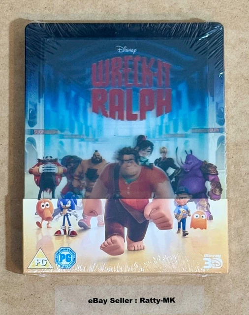 W Rieck It Ralph DISNEY'S WRECK IT Ralph - Uk Exclusive Lenticular 3D + 2D Blu Ray ...