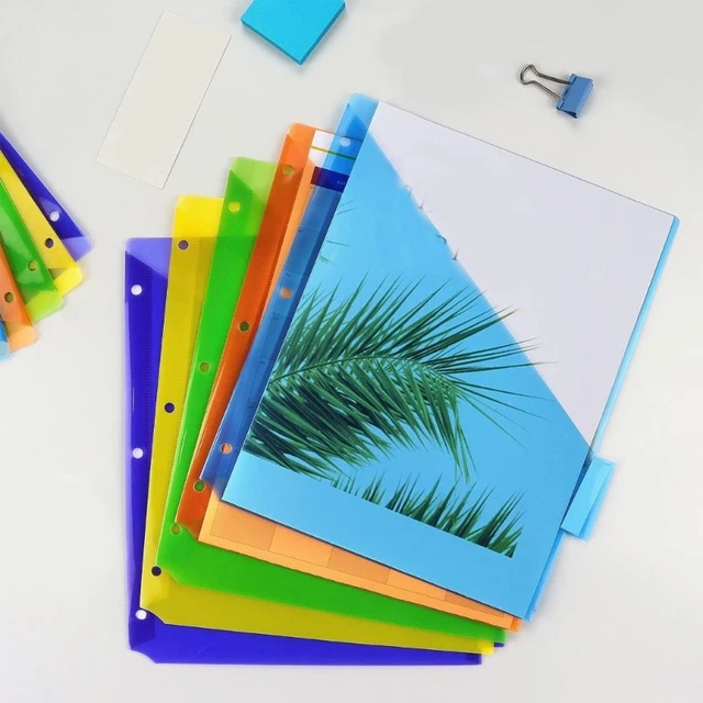 8 POCKETS DOCUMENT Sorting Folders Water Resistant File Organiser ...