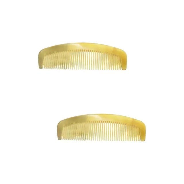 2 Count Fine Hair Combs Without Handle Mom Gift Natural Anti-static 3