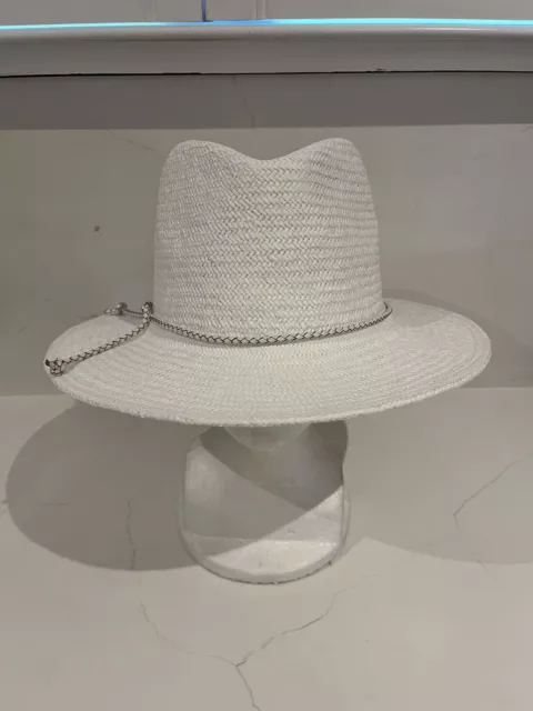 Hat Attack Traveler Continental White Western Straw Hat
