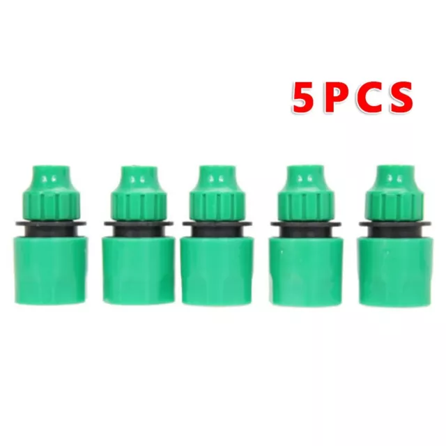 5X 1/43/8 Green Garden Hose Water Pipe Connector Tube Fitting Tap Adapter HOT