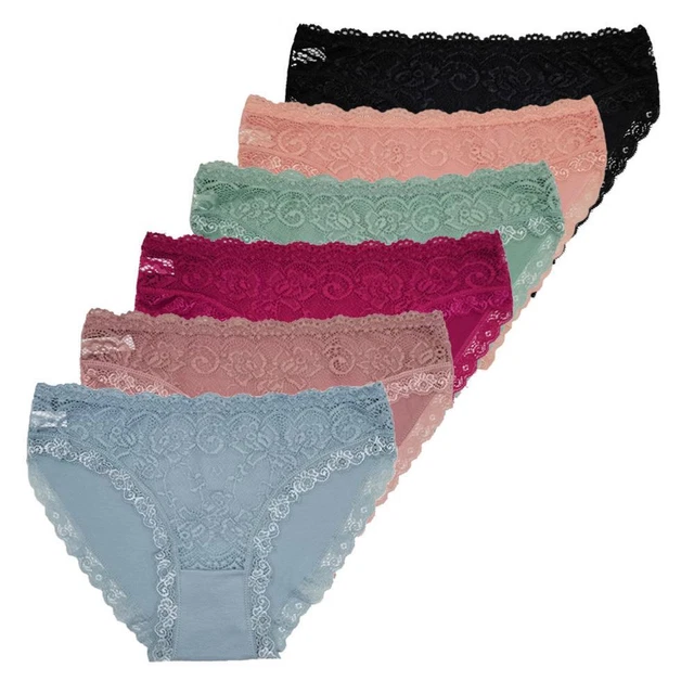 5Pcs Pantaletas Femeninas Ropa Intima Calzones Para Mujer De Algodon Comodas