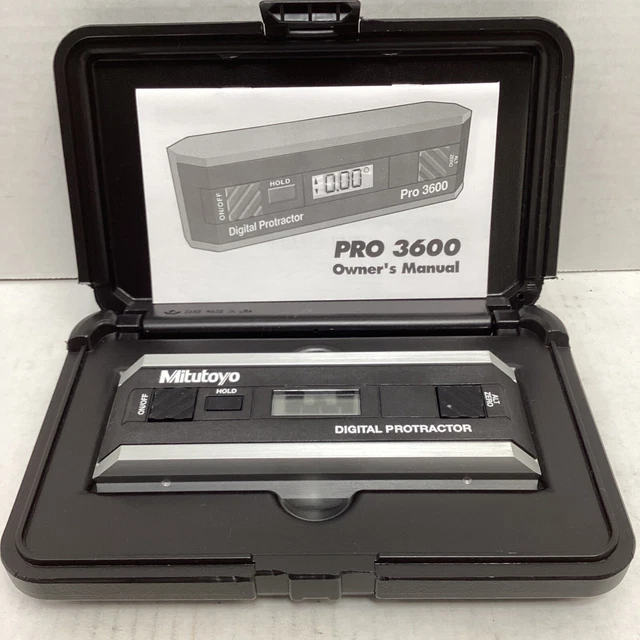 Digital Electronic Level Pro 3600 Level Protractor Inclinometer New with Case