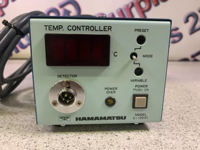 Hamamatsu C1103-01 Temperature Controller. 2