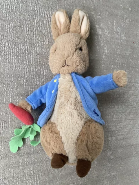 Juguete suave para bebé Beatrix Potter Peter Rabbit excelente estado 24 cm