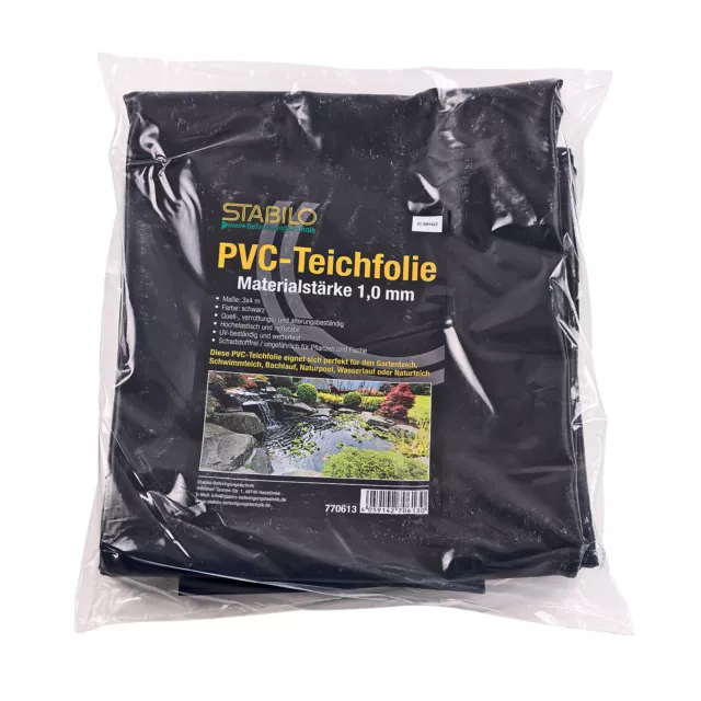 PVC Teichfolie 1,0mm Gartenteichfolie Folie UV- und witterungsbeständig