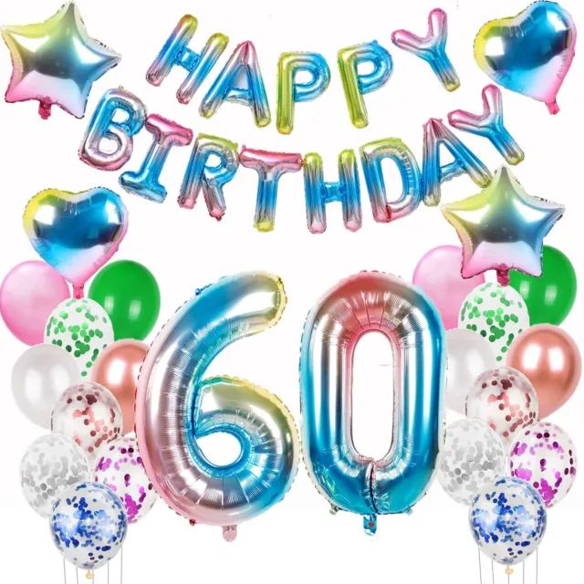 Palloncini Compleanno 60 Anni IN VENDITA! - PicClick IT