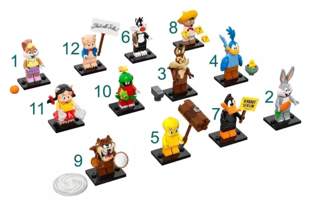 AUSWAHL: LEGO 71030 - Looney Tunes Minifiguren - Bugs Bunny Coyote Daffy Duck