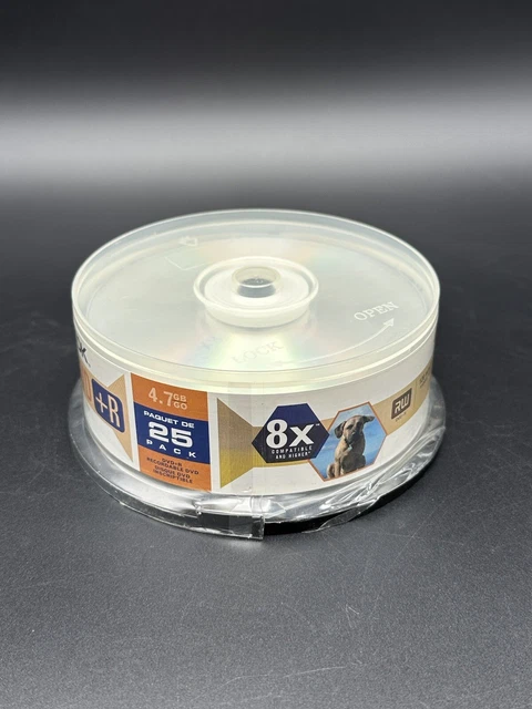 TDK DVD-R 8x 4.7GB Blank Recordable Disks 25 Pack Spindle - NEW