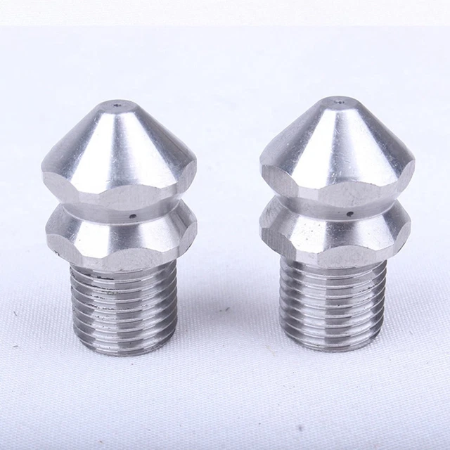 1pcs Pressure Washer Drain Sewer Cleaning Jetter Nozzle 4/5/7 Jets Male 1/4inch