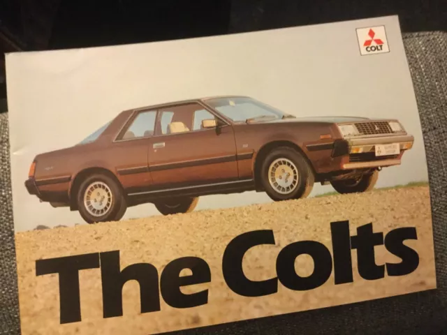 Mitsubishi Colt Brochure 1982 - Sapporo Galant Lancer 2000 Turbo