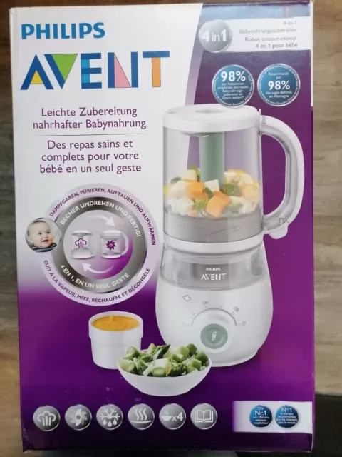 Philips avent 4-in-1-Babynahrungszubereiter SCF855/01