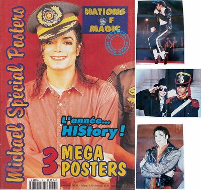 NATIONS OF MAGIC N°3 MAGAZINE MICHAEL JACKSON FRANCE 