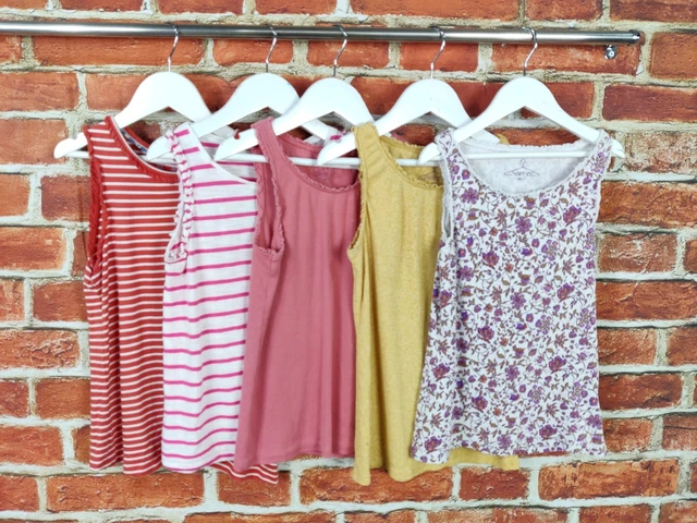 Girls Bundle Age 9-10 Years Boden Next H&M Vest Tank Top Summer Sleeveless 140Cm