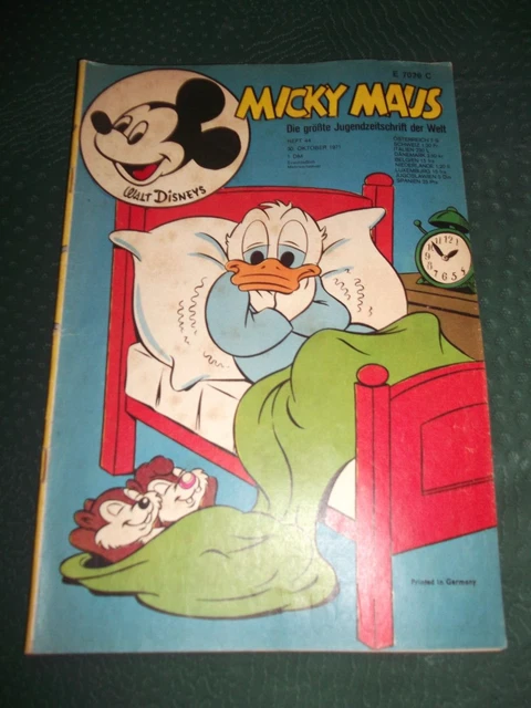 MICKY MAUS 1971 Heft 44 - komplett mit S(/Gutschein-Zustand 2-