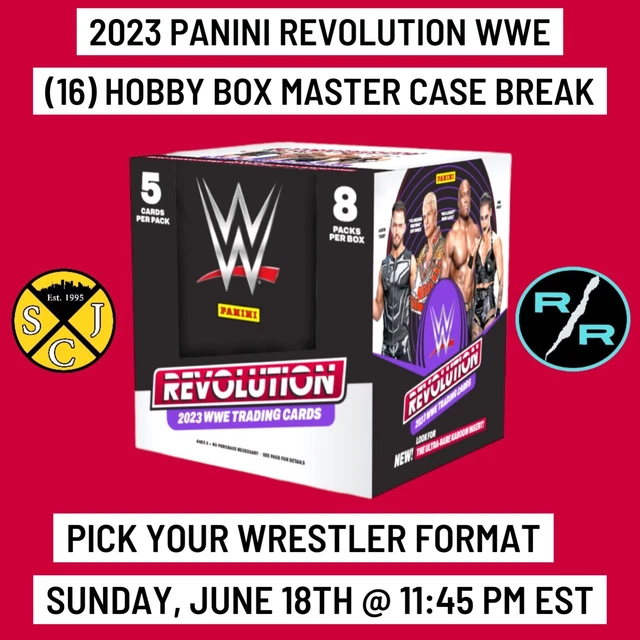 ULTIMATE WARRIOR 2023 Panini Revolution WWE 16x Hobby Box 1x Case