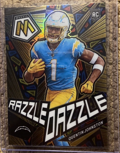 2023 PANINI Mosaïque Football Quentin Johnston Razzle Dazzle Rookie