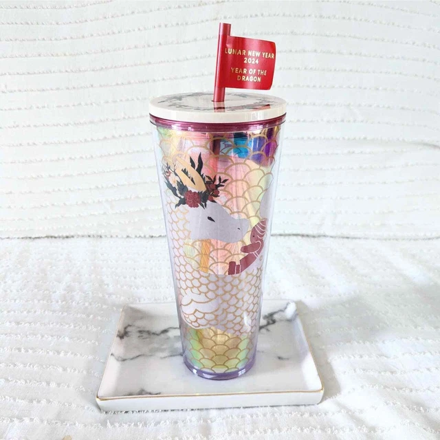 STARBUCKS YEAR OF the Dragon 2024 Lunar New Year Tumbler 24 Cold Cup