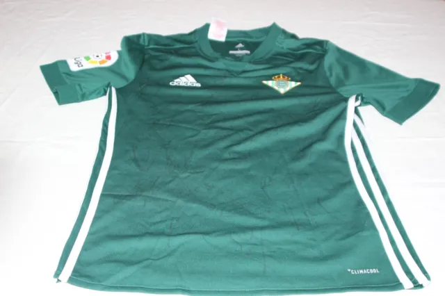 Camiseta Oficial Real Betis Balompie Adidas Talla L De Niño 164 Dorsal 6 Fabian