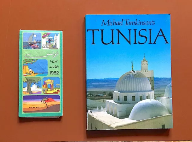 Vintage Map, Pictorial Guide for Tunisia 1980’s