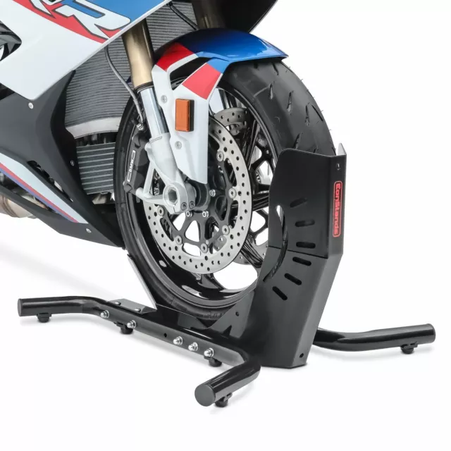 BLOQUE ROUE POUR moto custom Iron Constands Easy Evo Béquille avant EUR  109,99 - PicClick FR