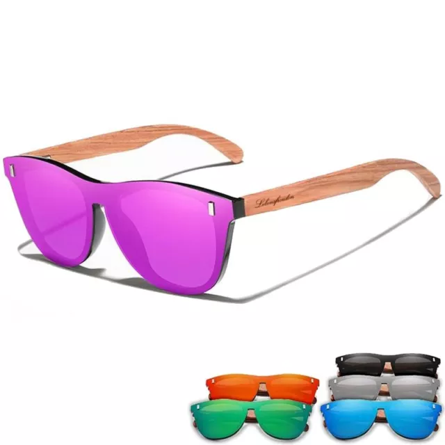 Lebensfreuden polarisierte Sonnenbrille KS03 Bubingaholz UV400 handgefertigt!