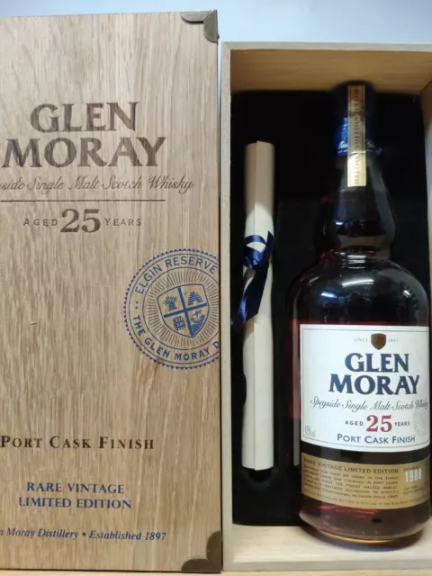 Glen Moray 25 Ans whisky