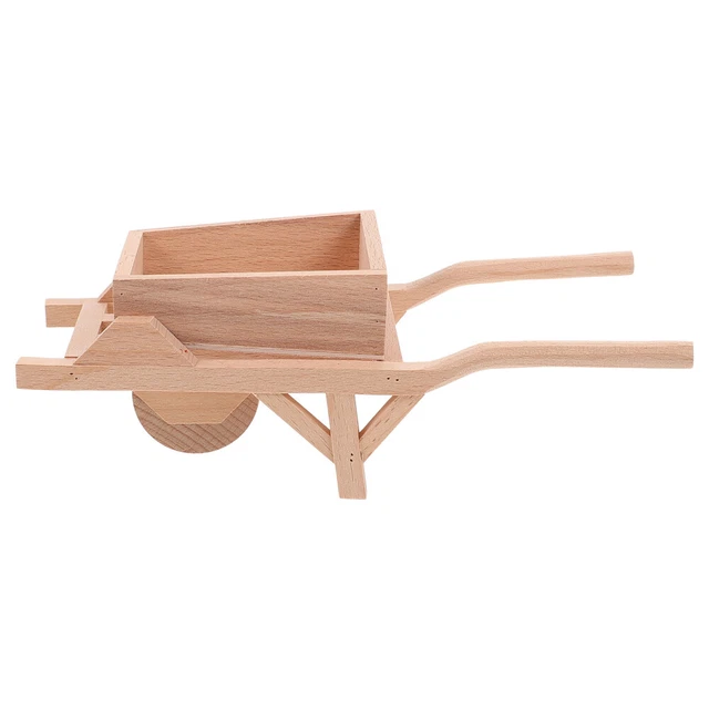 Pequeño Modelo Herramientas Agrícolas Minivaso Exterior Juego Maderas