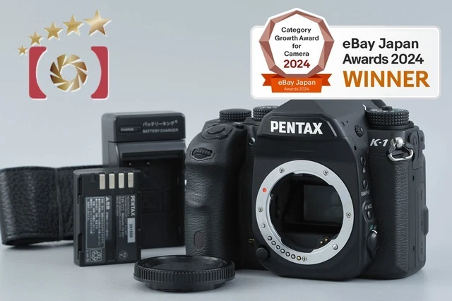 Appareil Photo Reflex Pentax KP Noir - Boîtier Seul - Stabilisation 5 Axes, Résistant Aux Intempéries, Haute Sensibilité ISO