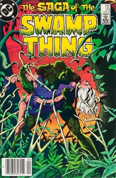 SWAMP THING (Vol. 2) #23 F/VF, Alan Moore, Newsstand DC Comics 1984 Stock Image