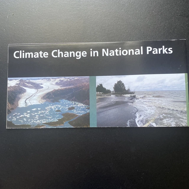 CLIMATE CHANGE IN National Parks Service Brochure Map £3.90 - PicClick UK