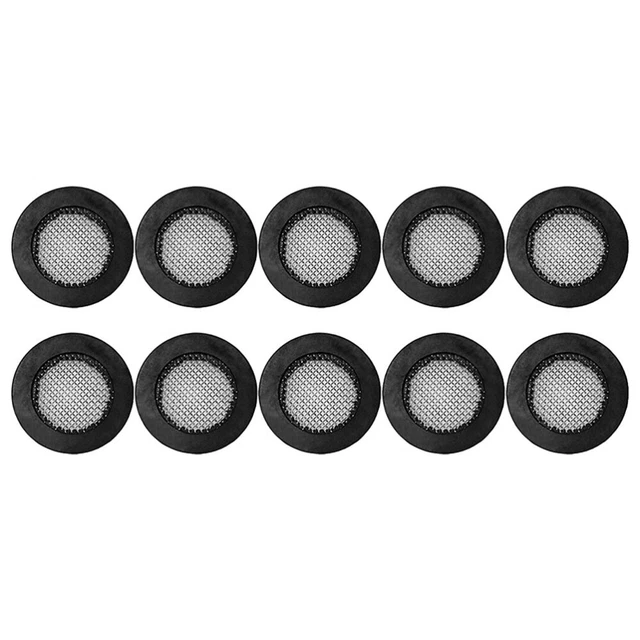 50 piezas junta de gel de sílice de lavadora junta de filtro Black