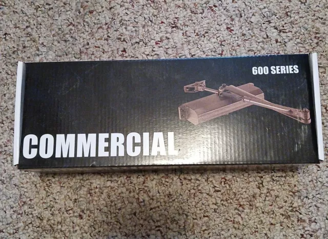 Tell 15644 PA Duro Commercial Door Closer 600 Series Dark Bronze Size 4 Parallel